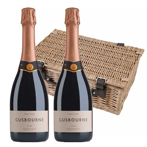 Gusbourne Rose English Sparkling 75cl Twin Hamper (2x75cl)